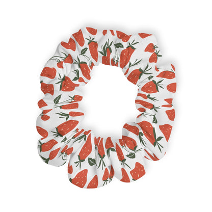 Tropical Strawberry Scrunchie - Hair Accessories - Kristine Celestine