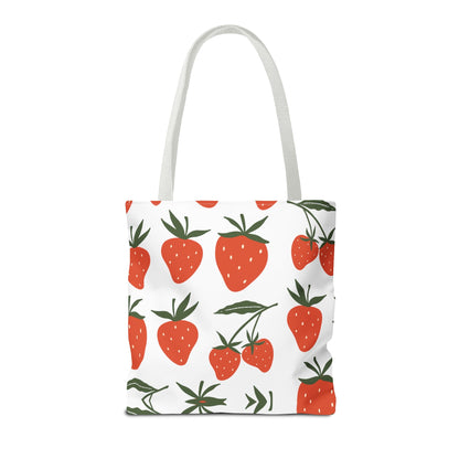 Tropical Strawberry Tote Bag - Bags - Kristine Celestine