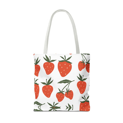 Tropical Strawberry Tote Bag - Bags - Kristine Celestine