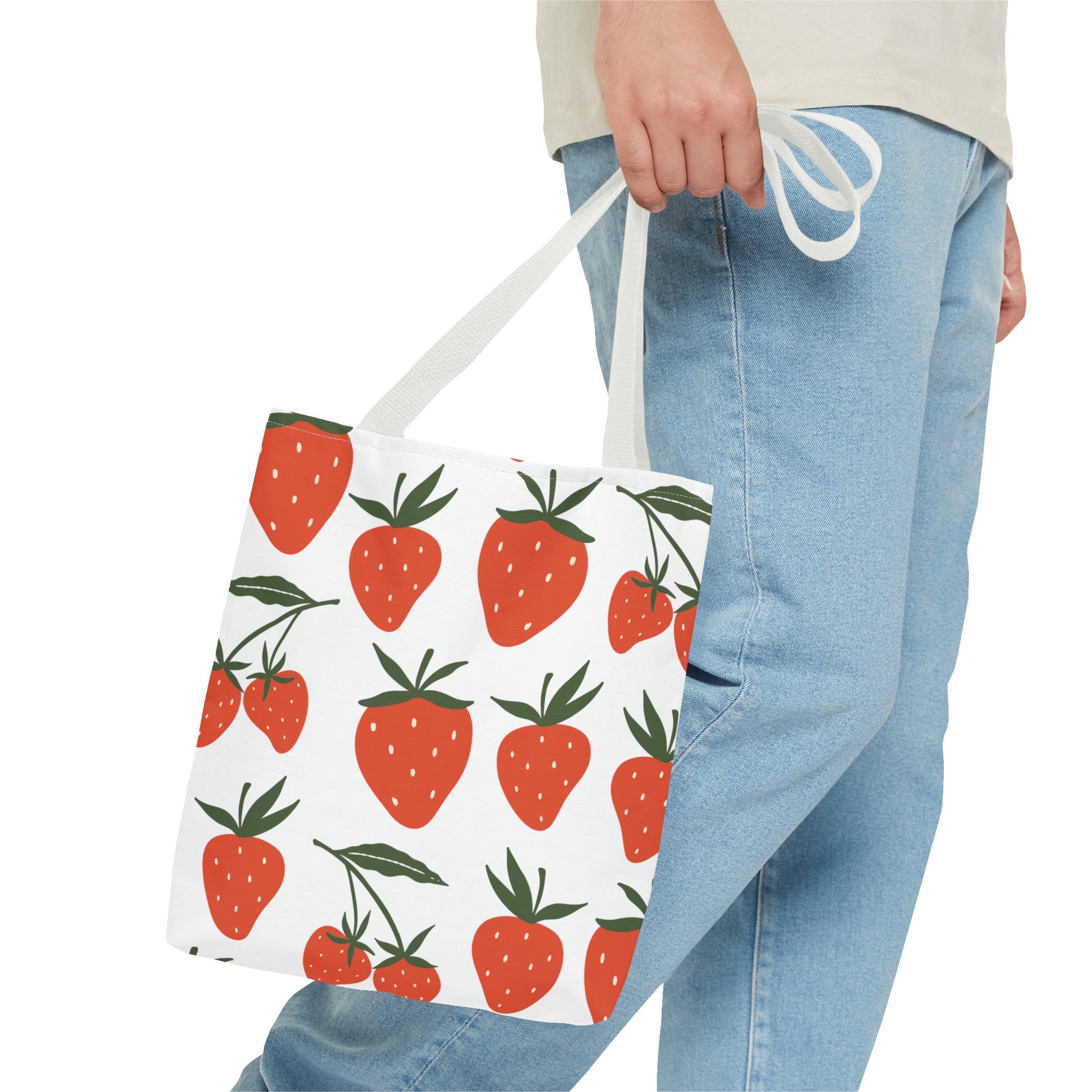 Tropical Strawberry Tote Bag - Bags - Kristine Celestine