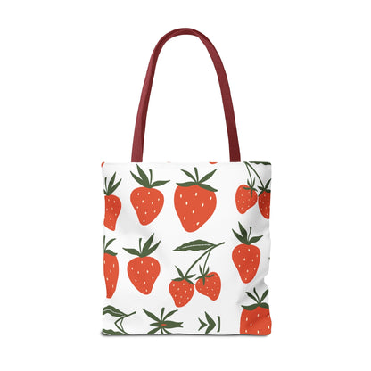 Tropical Strawberry Tote Bag - Bags - Kristine Celestine