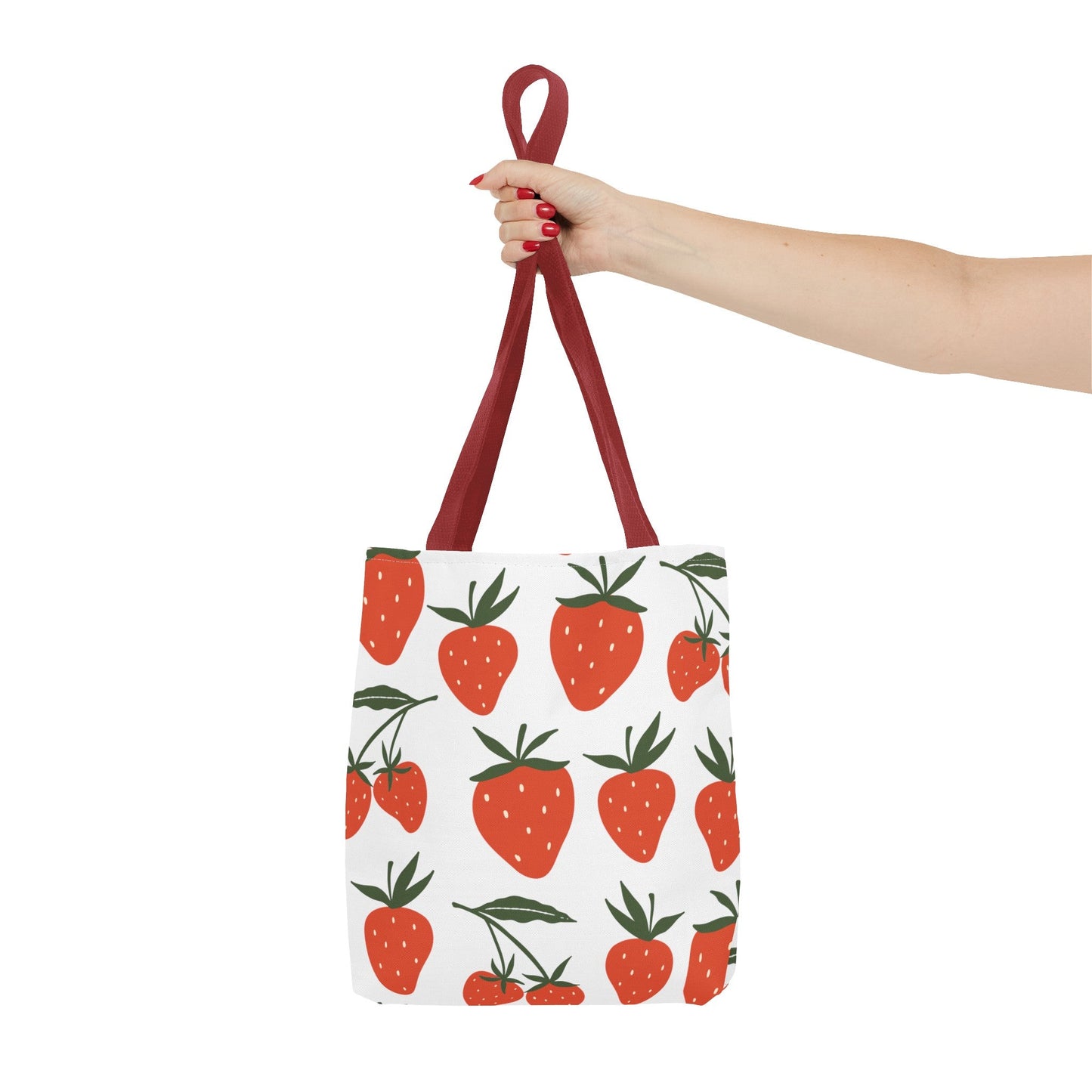 Tropical Strawberry Tote Bag - Bags - Kristine Celestine