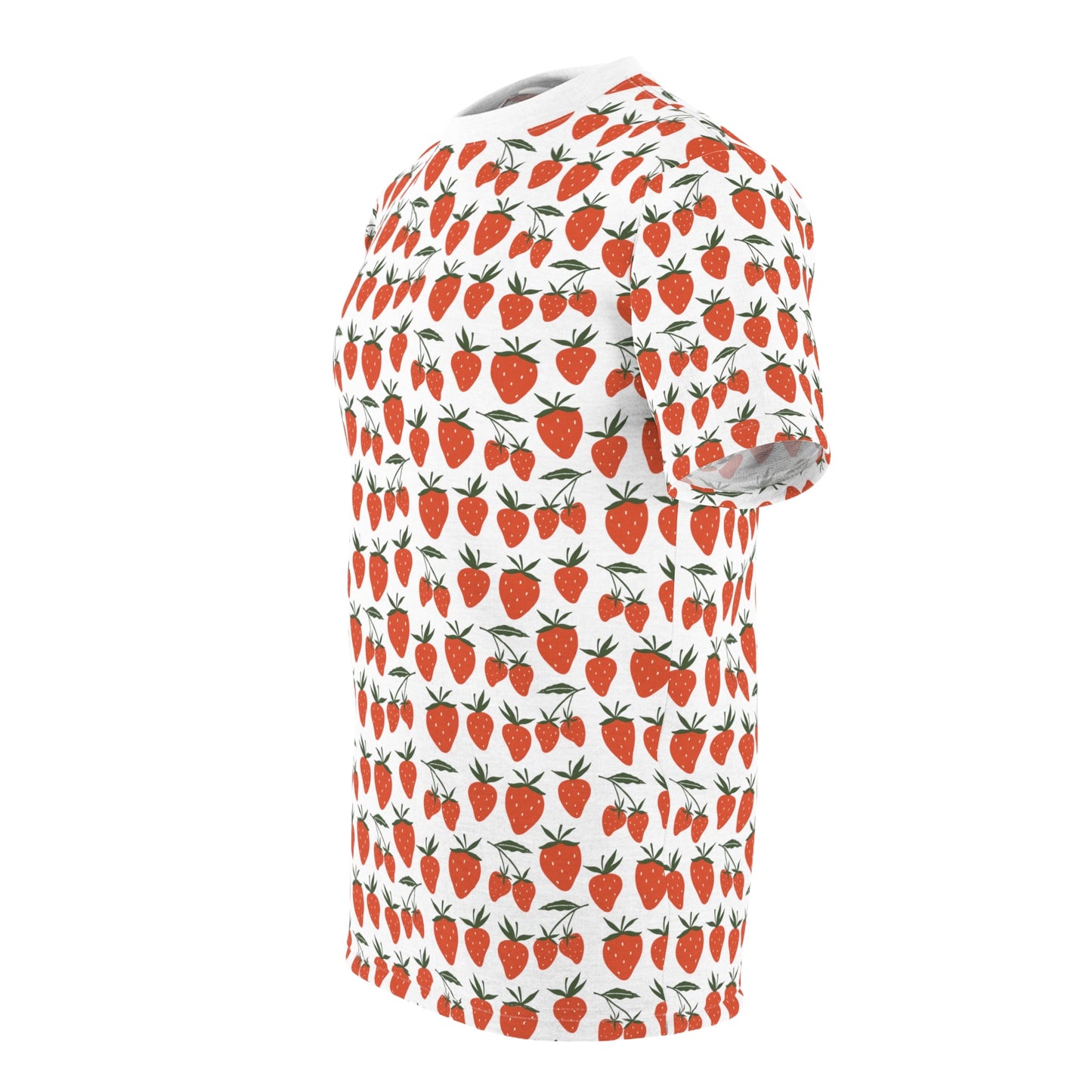 Tropical Strawberry Patterned T - Shirt - T - Shirt - Kristine Celestine