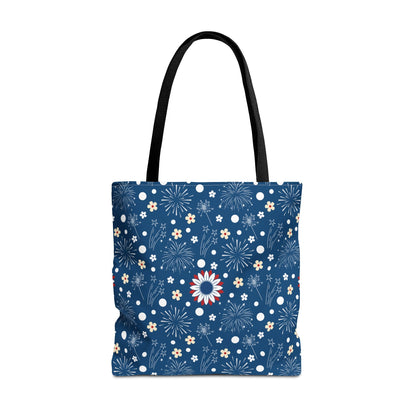 USA Daisy Fireworks Tote Bag - Bags - Kristine Celestine