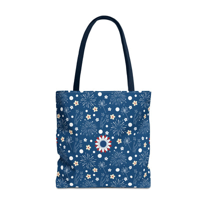 USA Daisy Fireworks Tote Bag - Bags - Kristine Celestine