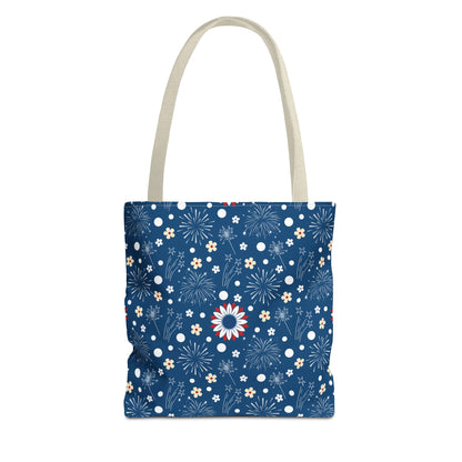 USA Daisy Fireworks Tote Bag - Bags - Kristine Celestine