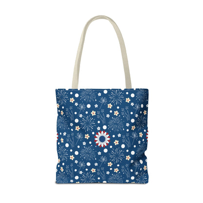 USA Daisy Fireworks Tote Bag - Bags - Kristine Celestine