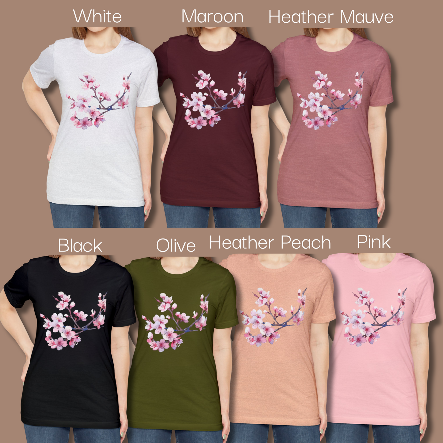 Japanese Cherry Blossom T - Shirt (vL) - T - Shirt - Kristine Celestine