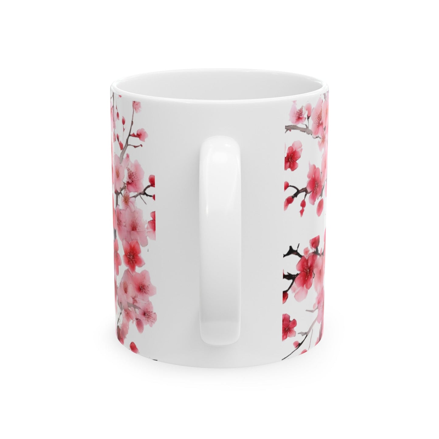 Magenta Cherry Blossom Mug (v4) - Mug - Kristine Celestine